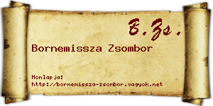 Bornemissza Zsombor névjegykártya